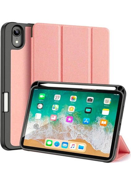 Dux Ducis iPad Mini 6 (2021) Kılıf Kalem Bölmeli Standlı Domo SERIES-(5775) - ETC6883-3672