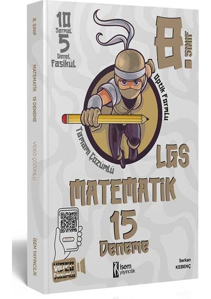 Isem 2026 8. Sınıf Matematik 15 Deneme Isem Yayıncılık