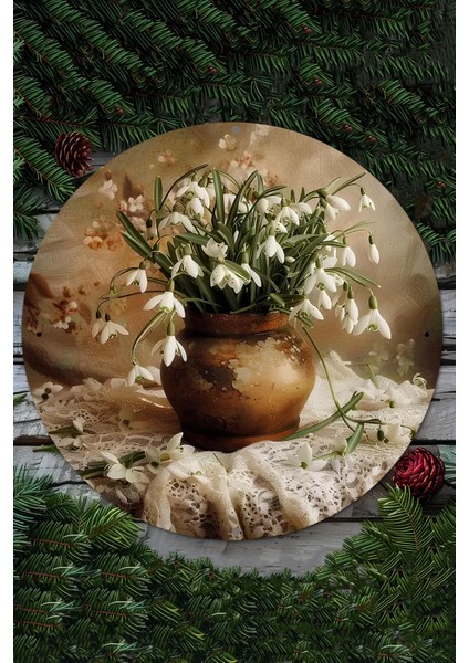 Evinize Sıcak ve Zarif Bir Dokunuş Katacak Uv Baskı Mdf Duvar Süsü – 33X33 cm & 20X20 cm DT203 fiyatları