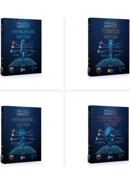 8. Sınıf Akıllı Isem Tüm Dersler Defter Seti Isem Yayınları