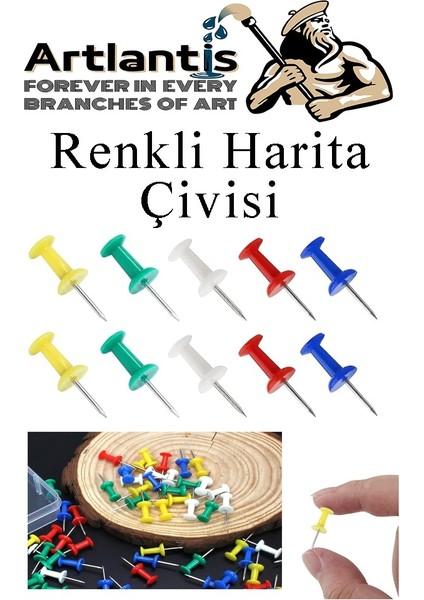 Harita Çivisi Renkli 20 Li 1 Paket Renkli Plastik Mantar Pano Raptiyesi Pano Iğnesi Ofis Okul Büro Renkli Harita Çivisi fiyatları