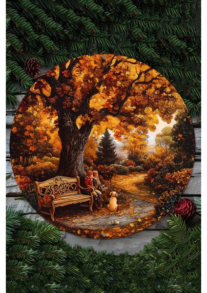 Sonbahar Manzaralı Uv Baskı Mdf Duvar Süsü – 33X33 cm & 20X20 cm DT175 fiyatları