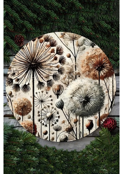 Karahindiba Desenli Uv Baskı Mdf Duvar Süsü – 33X33 cm & 20X20 cm DT186 fiyatları