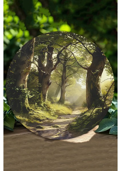 Doğanın Büyüsünü Evinize Taşıyın! Uv Baskı Mdf Duvar Süsü – 33X33 cm & 20X20 cm DT198