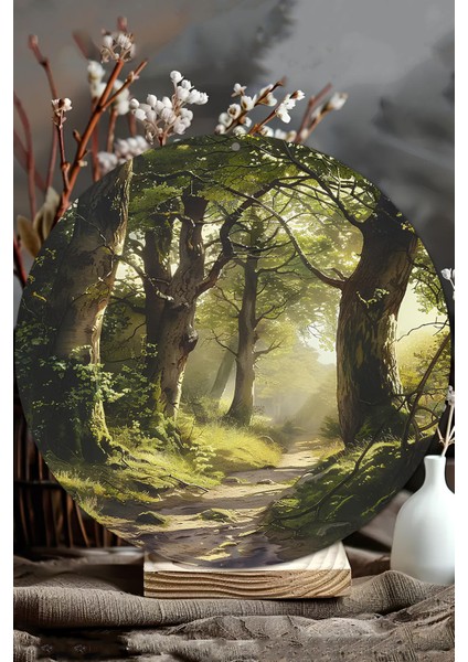 Doğanın Büyüsünü Evinize Taşıyın! Uv Baskı Mdf Duvar Süsü – 33X33 cm & 20X20 cm DT198 modelleri