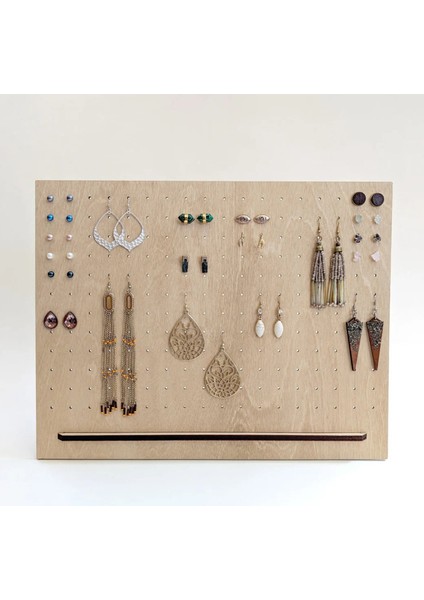 Şık ve Minimalist Ahşap Takı Askısı, Düzenleyici ve Dekoratif Kullanım Kolaylığı Sağlar fiyatları