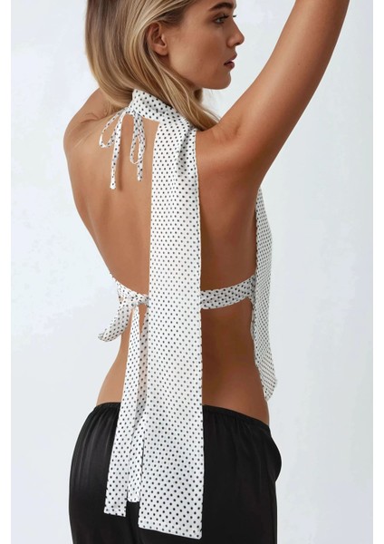 Kadın Gabrielle Derin V-Yaka Bluz Multicolor