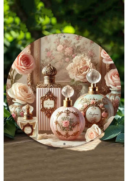 Vintage Zarafeti Evlerinize Taşıyın! Uv Baskı Mdf Duvar Süsü – 33X33 cm & 20X20 cm DT192