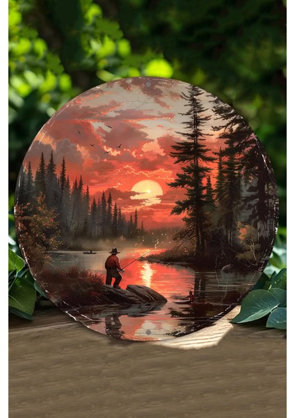 Eşsiz Doğa Manzaralı Uv Baskı Mdf Duvar Süsü – 33X33 cm & 20X20 cm DT209