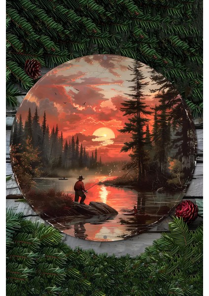 Eşsiz Doğa Manzaralı Uv Baskı Mdf Duvar Süsü – 33X33 cm & 20X20 cm DT209 fiyatları