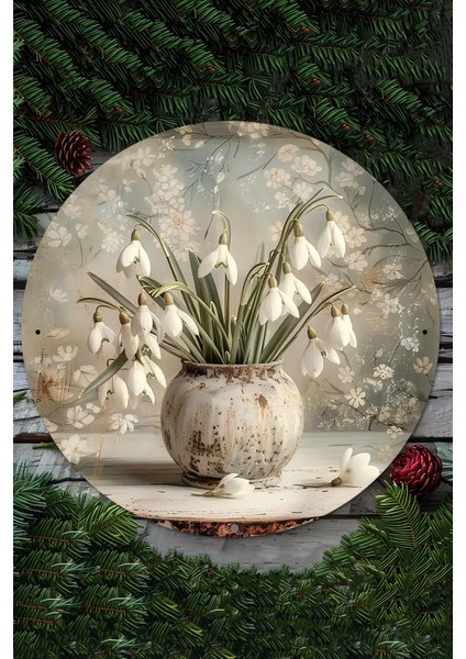 Dekoratif Uv Baskı Mdf Duvar Süsü – Baharın Zarafeti – 33X33 cm & 20X20 cm DT190 fiyatları