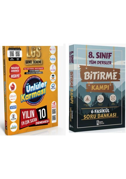 8. Sınıf Lgs 10 Yayın 10+2 Karma Deneme ve Bitirm