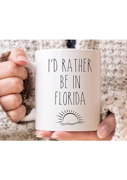 Florida Temalı Altın Kupa, Eğlenceli ve Şık Hediye, S Size Uygun