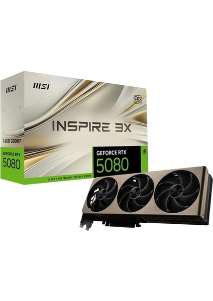 Msı Geforce Rtx 5080 16G Inspıre 3x Oc VGA