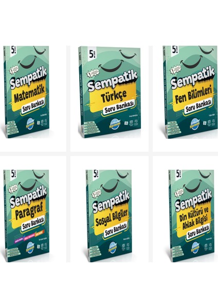 5. Sınıf Tüm Dersler Sempatik Soru Bankası Seti 6