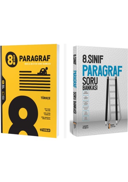 Hız Yayınları 8. Sınıf Paragraf Soru Bankası Seti 2 Kitap Isem ve