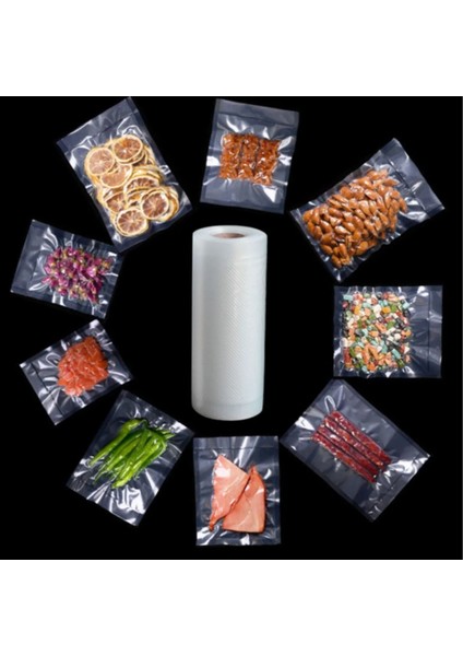 5m Rulo Tırtıklı Vakum Poşeti Ev Tipi