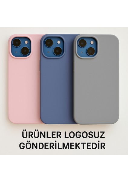 iPhone 13 İle Uyumlu LOGOSUZ Lansman İçi Kadife Esnek Soft Silikon Kılıf modelleri
