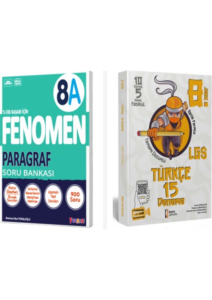 Fenomen 8. Sınıf Paragraf A Soru Bankası + Isem 15 Deneme Seti 2