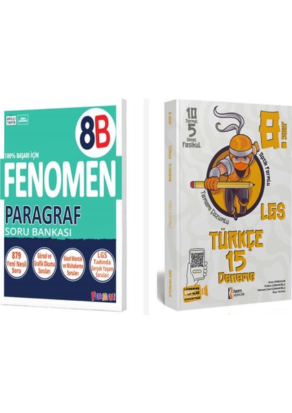 Fenomen 8. Sınıf Paragraf B Soru Bankası + Isem 15 Deneme Seti 2