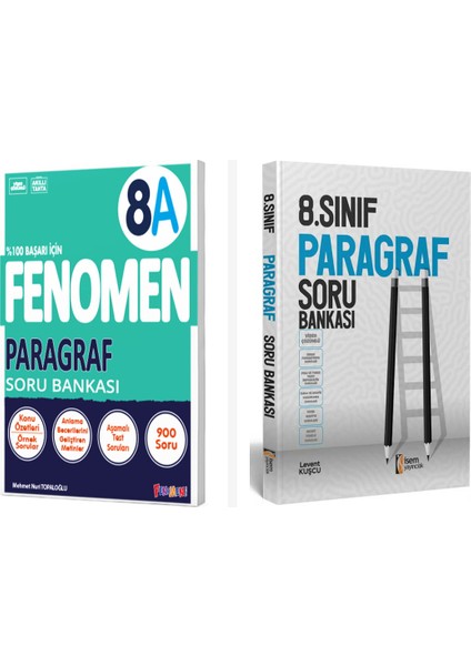 Fenomen 8. Sınıf Paragraf A Soru Bankası + Isem Paragraf Soru Ban