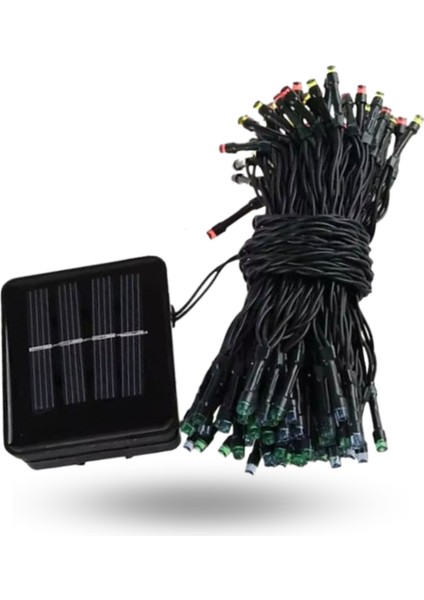 Büro Ev Ofis Bahçesi Için Solar Şarjlı Siyah Kablolu Stil LED Aydınlatma