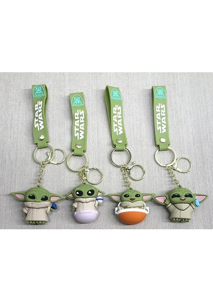 Baby Yoda Silikon Anahtarlık ALK4268