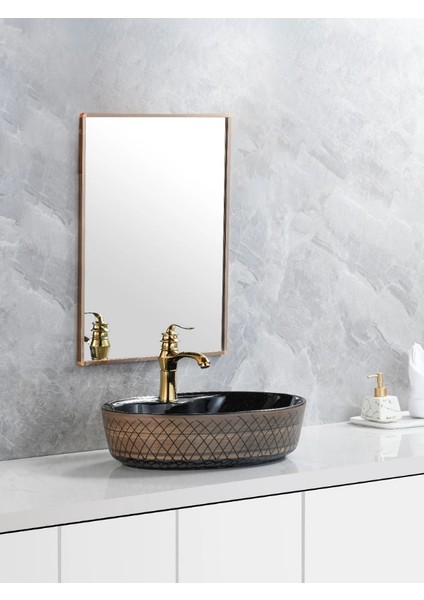 Tezgah Üstü Seramik Çanak Lavabo Banyo Lavabosu