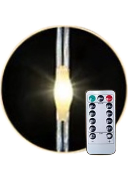 Büro Ev Ofis Dekoru Için 3X3MT Uzaktan Kumandalı Saçaklı LED Perde Aydınlatma