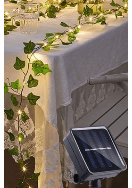 Büro Ev Ofis Bahçesi Için 5mt Sarmaşık Dekor Solar Şarjlı LED Aydınlatma fiyatları