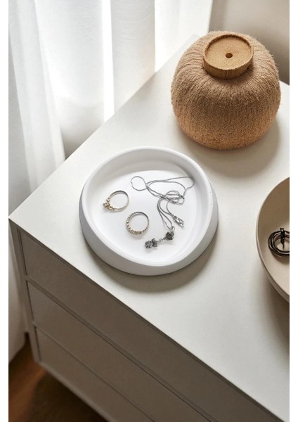 Modern-Bohem Tarzda Asimetrik Dalgalı Takı Tabağı fiyatları