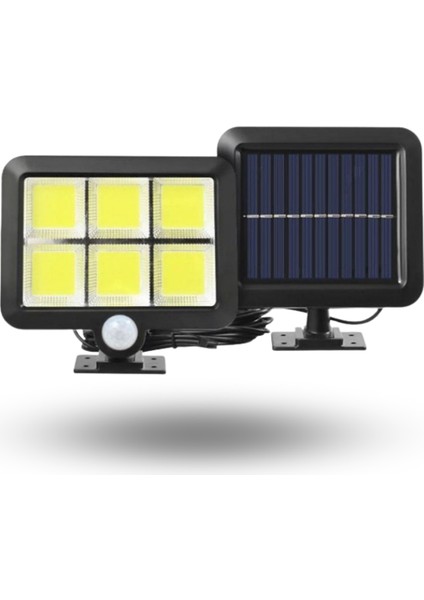 Büro Ev Ofis Bahçesi Için 6led Solar Şarjlı Panel Stil Aydınlatma