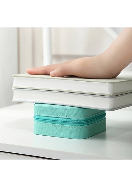 Açık Mavi Seyahat Boy Takı Organizer Kutusu, Mücevher ve Aksesuar Düzenleyici modelleri