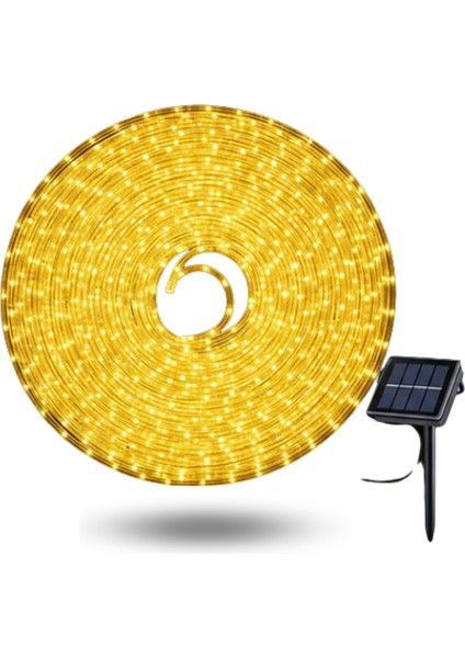 Büro Ev Ofis Bahçesi Için 12MT Solar Şarjlı Şerit LED Aydınlatma