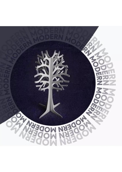 Beyaz Metal Toka ve Küpe Takı Asma Ağacı, Şık ve Kullanışlı Tasarım fiyatları