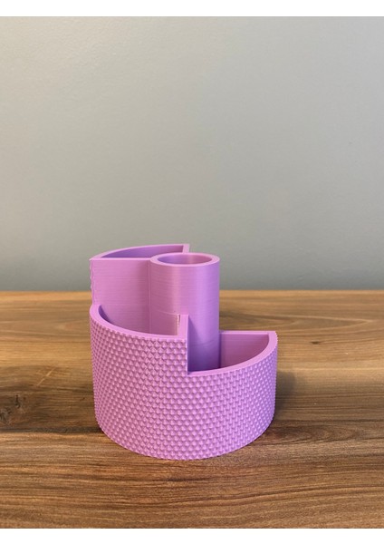 Mor Renkli Makyaj Düzenleyici Kalemlik Seti, Şık ve Kullanışlı Tasarım.