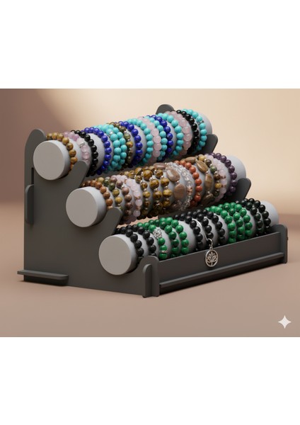 Bileklik Standı -Saat Standı-Takı Standı - Ultra Uzun Ömür- Cnc Kesim-Premium Model