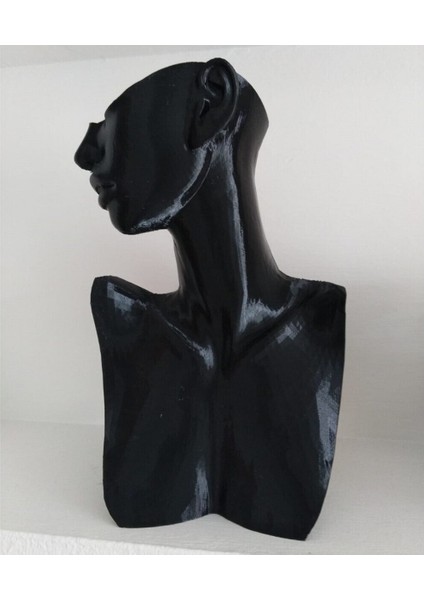 Modern Sanatsal Takı Organizeri Standı, 15CM, Şık ve Kullanışlı Beyaz Tasarım