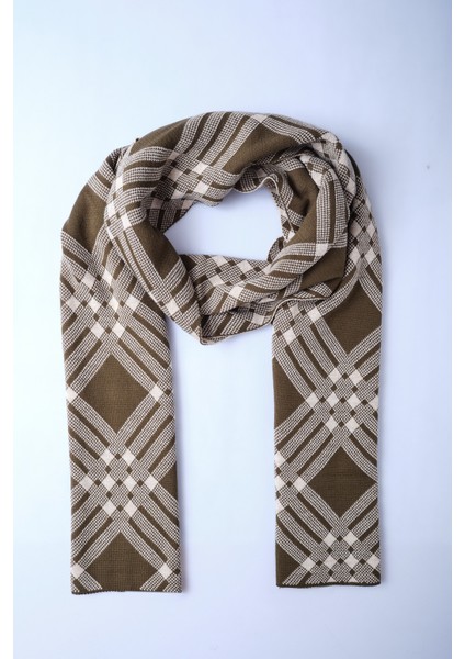 Kareli Desenli Triko Atkı indirimleri