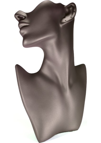 Kahverengi Yan Profil Takı Mankeni, Şık ve Modern Tasarım, Efsunlu Görünüm fiyatları