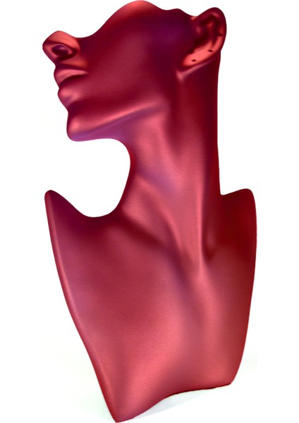 Kırmızı Yan Profil Takı Mankeni, Şık ve Estetik Tasarım, Dayanıklı Polyester Malzeme fiyatları