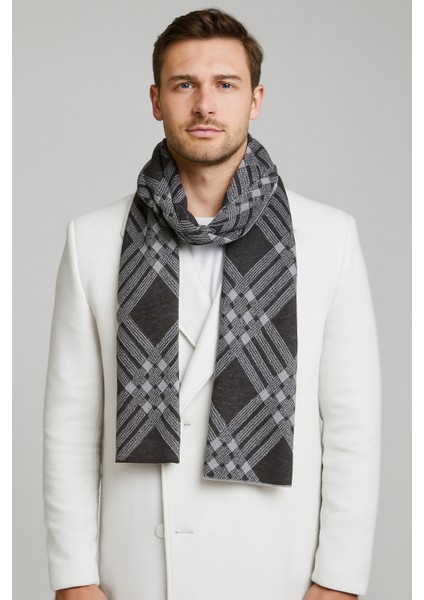 Kareli Desenli Triko Atkı fiyatları