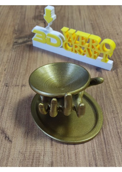 3D El Figürlü Parlak Takı Tabağı, Şık ve Modern Dekorasyon Parçası modelleri