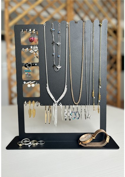 Metal Büyük Takı Standı, Askılık, Düzenleyici, 31X28X7,5 cm fırsatları