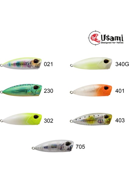 Snoopy 55F Popper 7.4 G Maket Balık