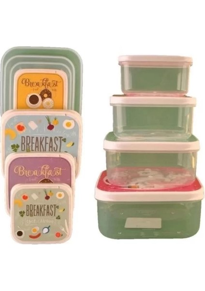 Çok Renkli Çok Amaçlı Saklama Kabı Kavanozu, Dayanıklı ve Pratik Kullanım