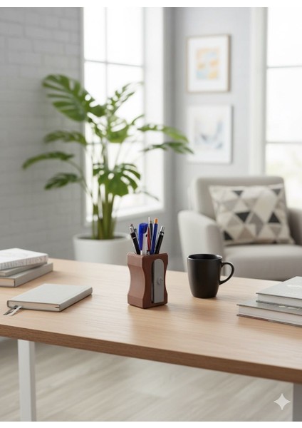 Kalemtıraş Kalemlik | Masaüstü Kalemlik | Ofis Düzenleyici | Şık Hediyelik Eşya fiyatları