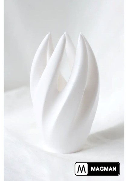 Beyaz Yüzük Standı Organizer, 12X7 Cm, Şık ve Kullanışlı Tasarım indirimleri