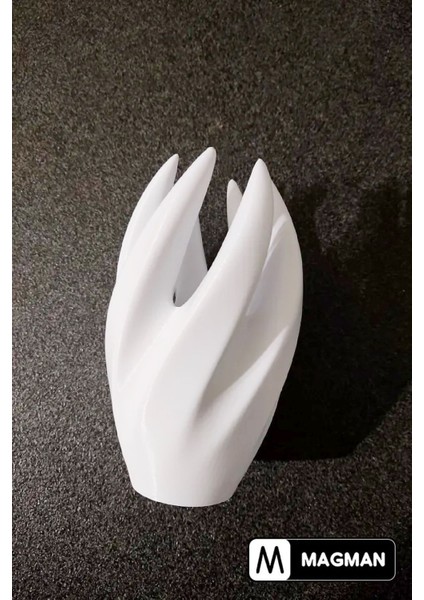 Beyaz Yüzük Standı Organizer, 12X7 Cm, Şık ve Kullanışlı Tasarım