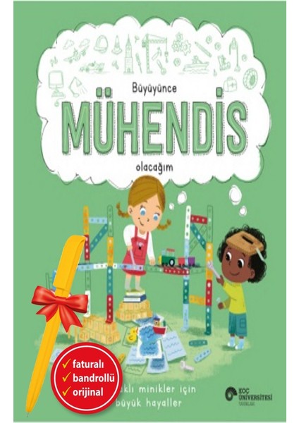 Alfa Kalem+ Büyüyünce Mühendis Olacağım (Marnie Willow) Yeni Çocuk Öykü Masal